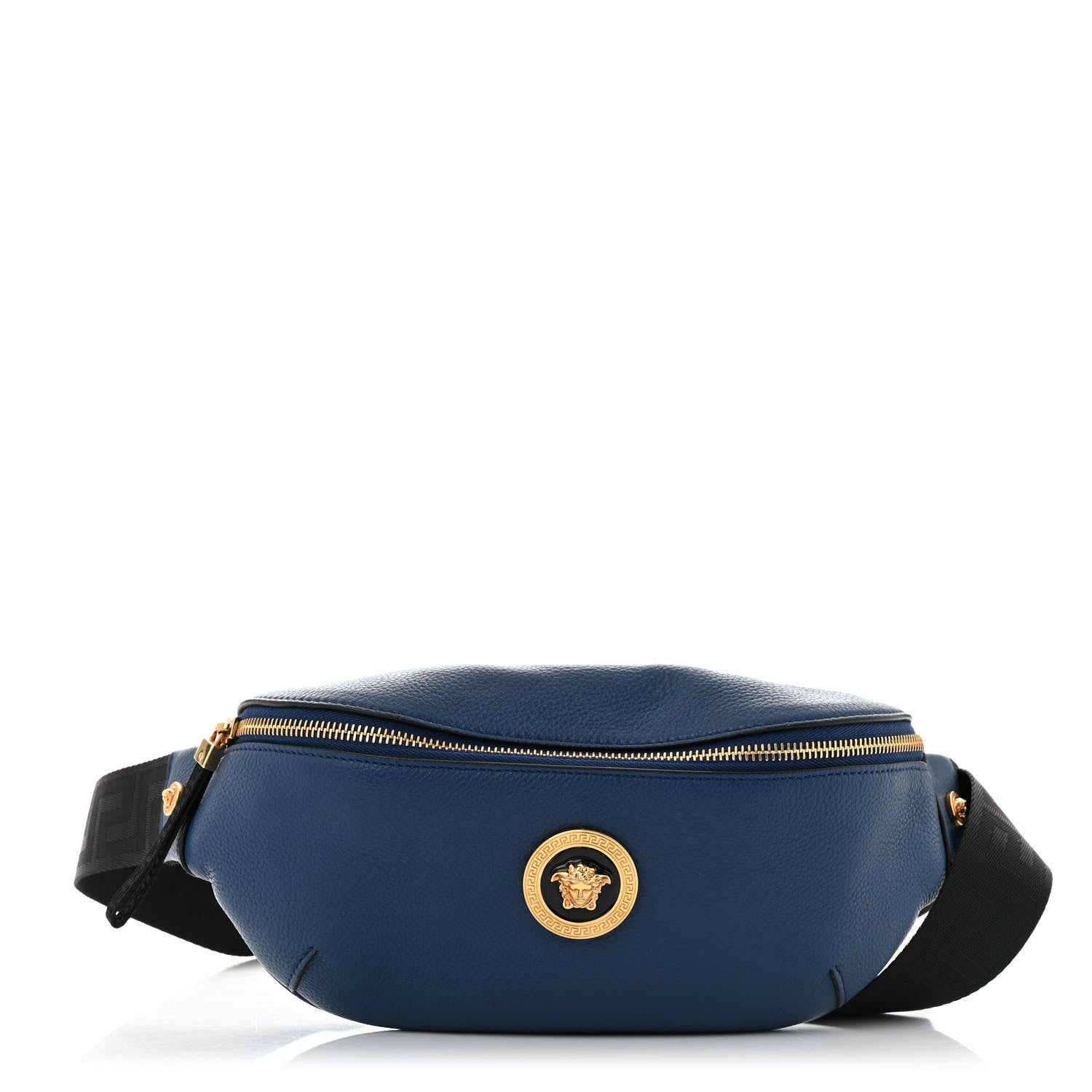 Versace Grained Calfskin Vanitas Medea Belt Bag Blue 1 of 12