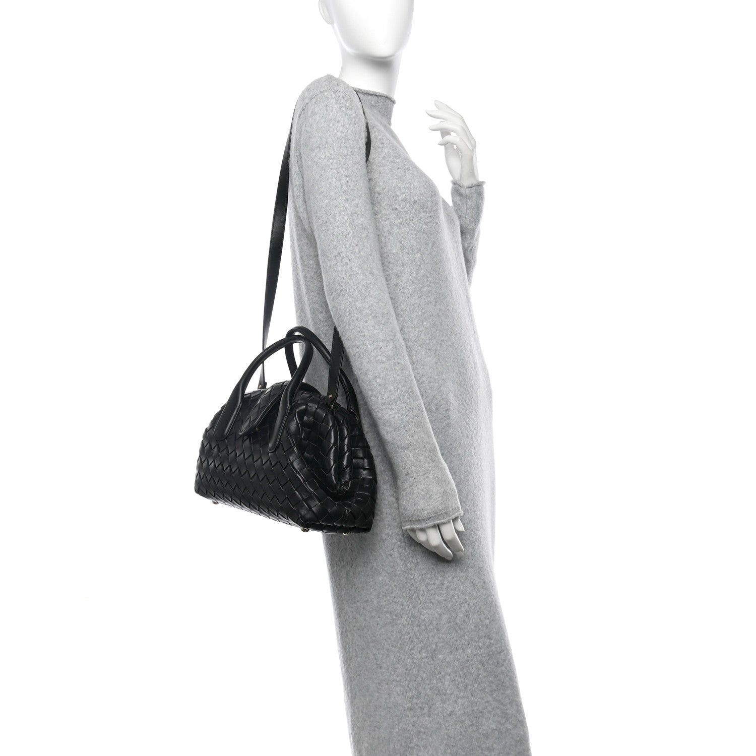 Bottega Veneta Nappa Intrecciato Teen The Lauren 1980 Bauletto Black 2 of 10