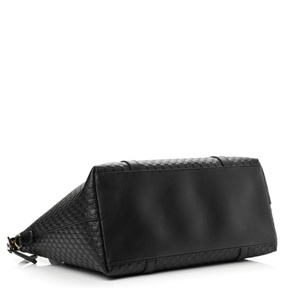 Gucci Soft Microguccissima Large Dome Satchel Black 4 of 10