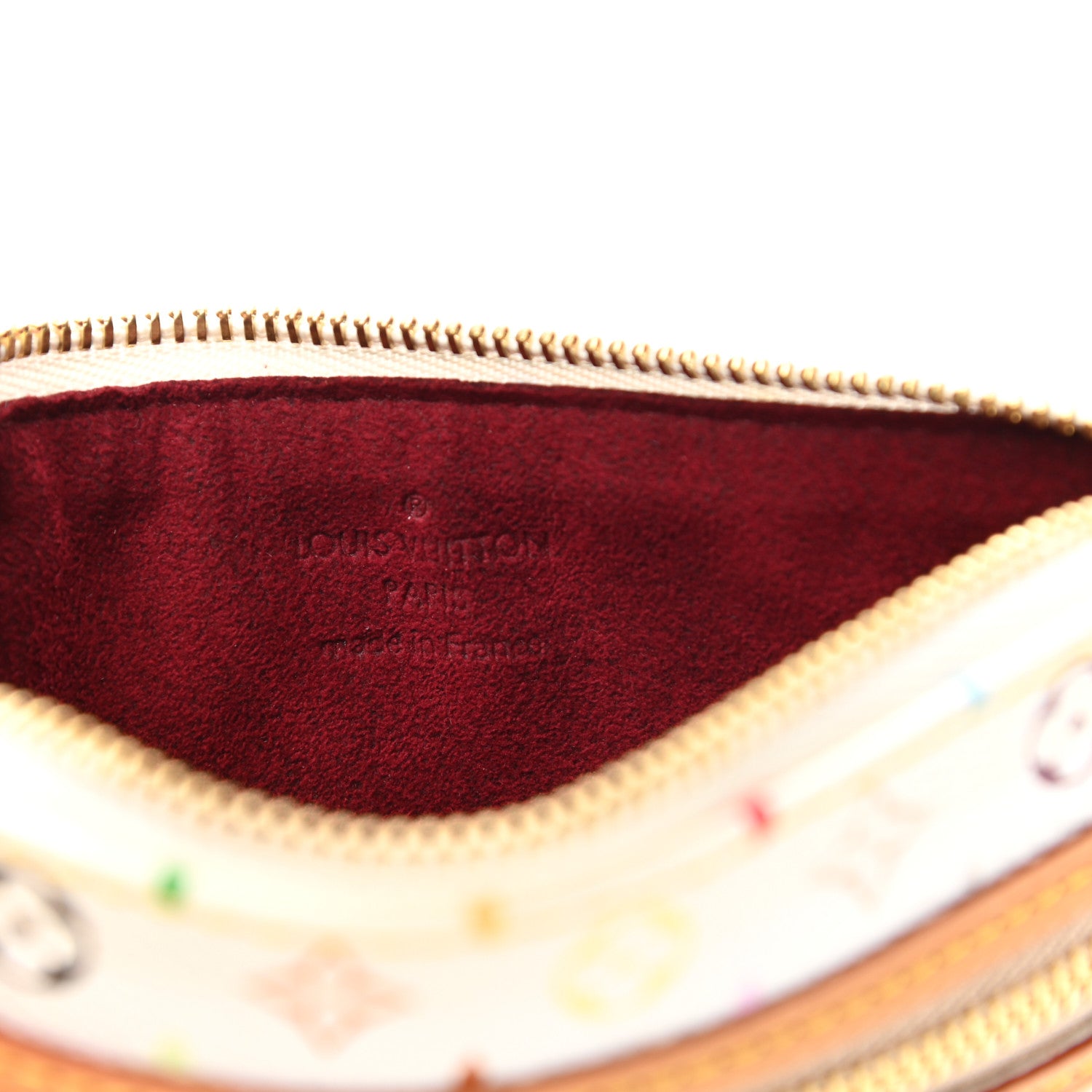 Louis Vuitton Monogram Multicolor Pochette Plate MM White 6 of 9