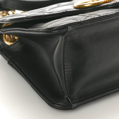 Salvatore Ferragamo Calfskin Quilted Gancini Flap Bag Black 7 of 9