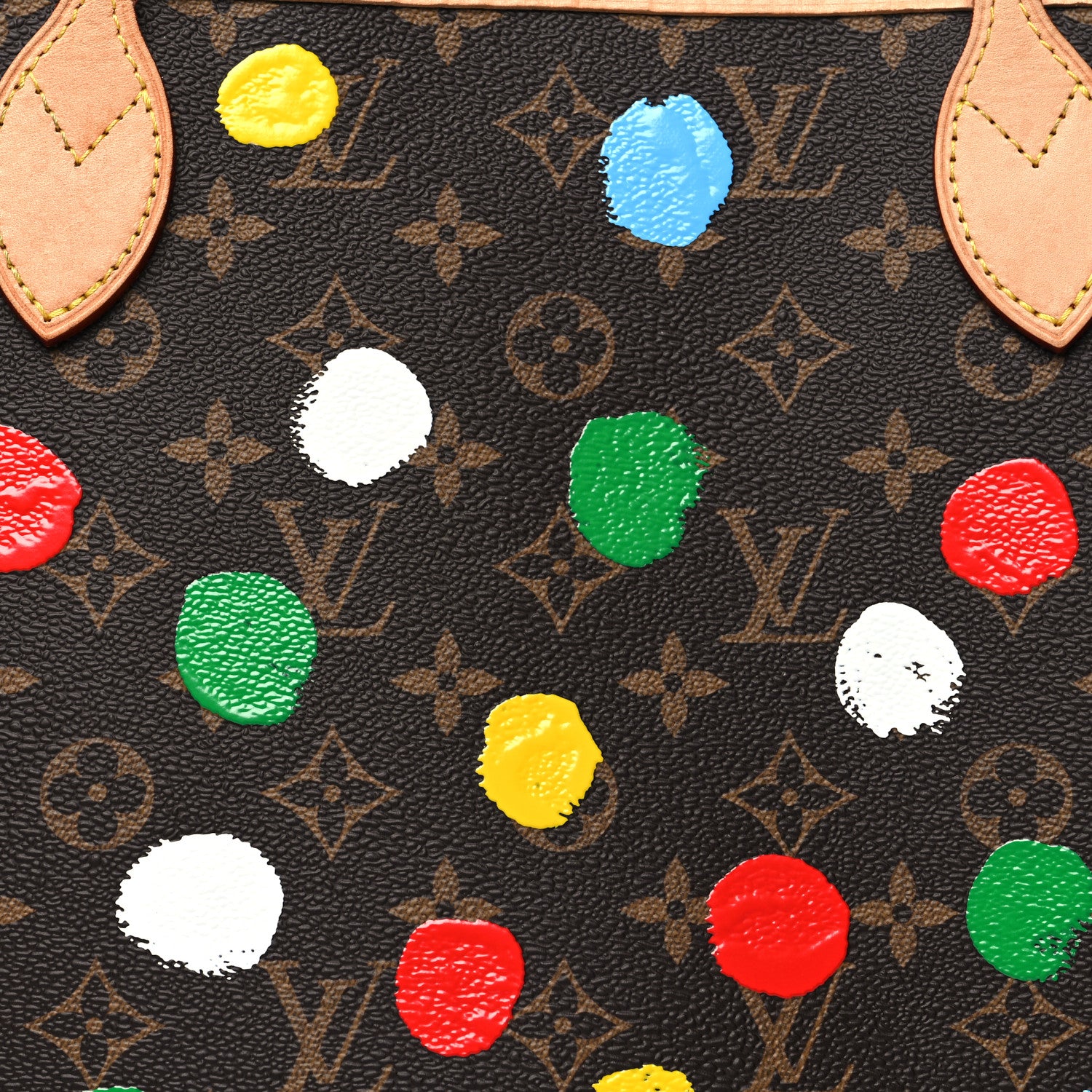Louis Vuitton LV X YK Monogram Dots Neverfull MM 9 of 15