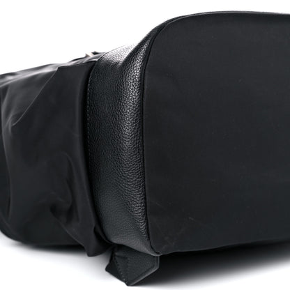 Burberry Nylon Grained Calfskin Watson Diaper Bag Black 8 of 14