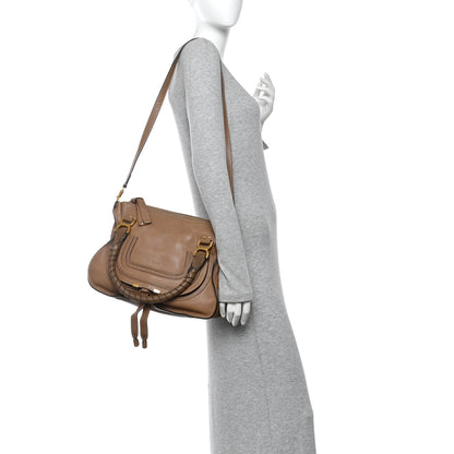 Chloe Calfskin Small Marcie Satchel Nut 2 of 10