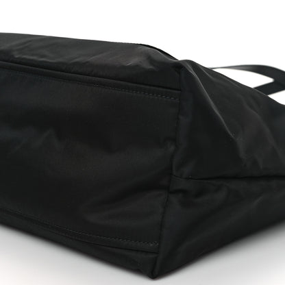 Prada Tessuto Nylon Saffiano Shopping Tote Black 9 of 11