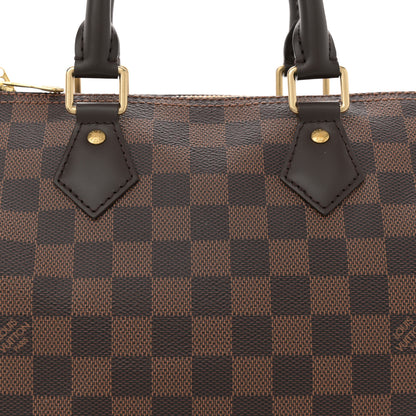 Louis Vuitton Damier Ebene Speedy Bandouliere 25 7 of 9