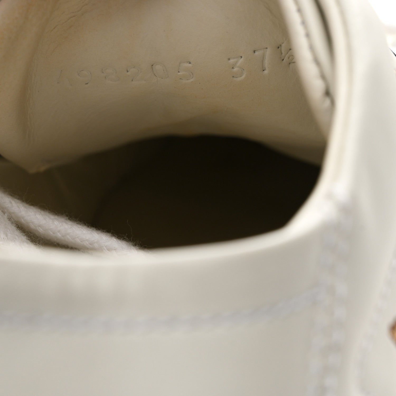 Gucci Calfskin Bee Star Embroidered Sylvie Web Ace Sneakers 37.5 White 11 of 11
