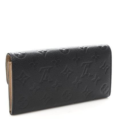 Louis Vuitton Empreinte Emilie Wallet Black Dune 3 of 7