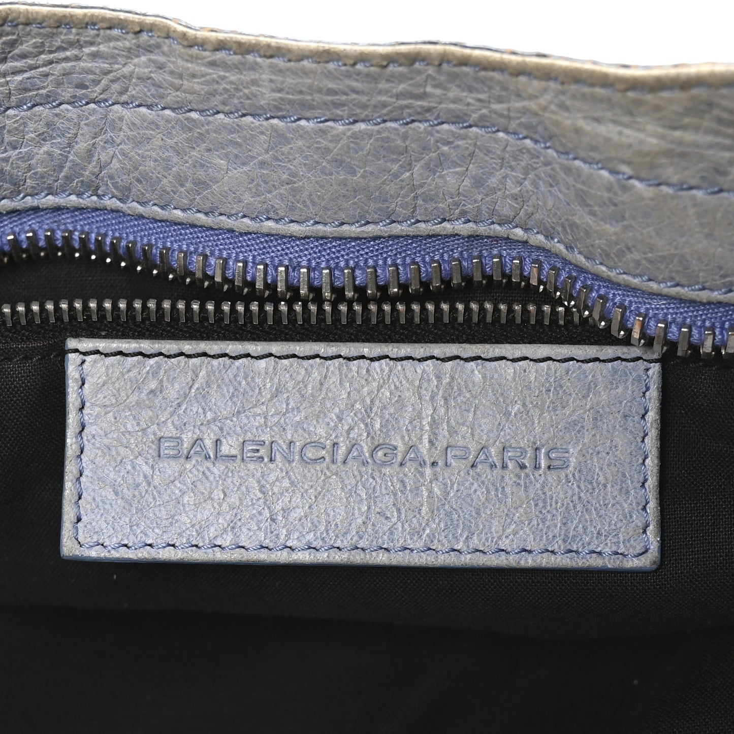 Agneau Giant 21 Silver Hardware Part Time Light Blue