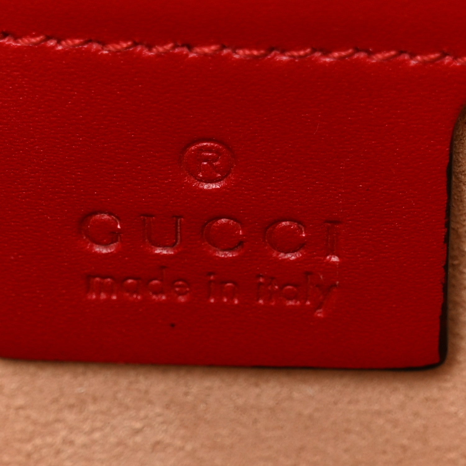 Gucci Guccissima Medium Padlock Shoulder Bag Hibiscus Red 6 of 12