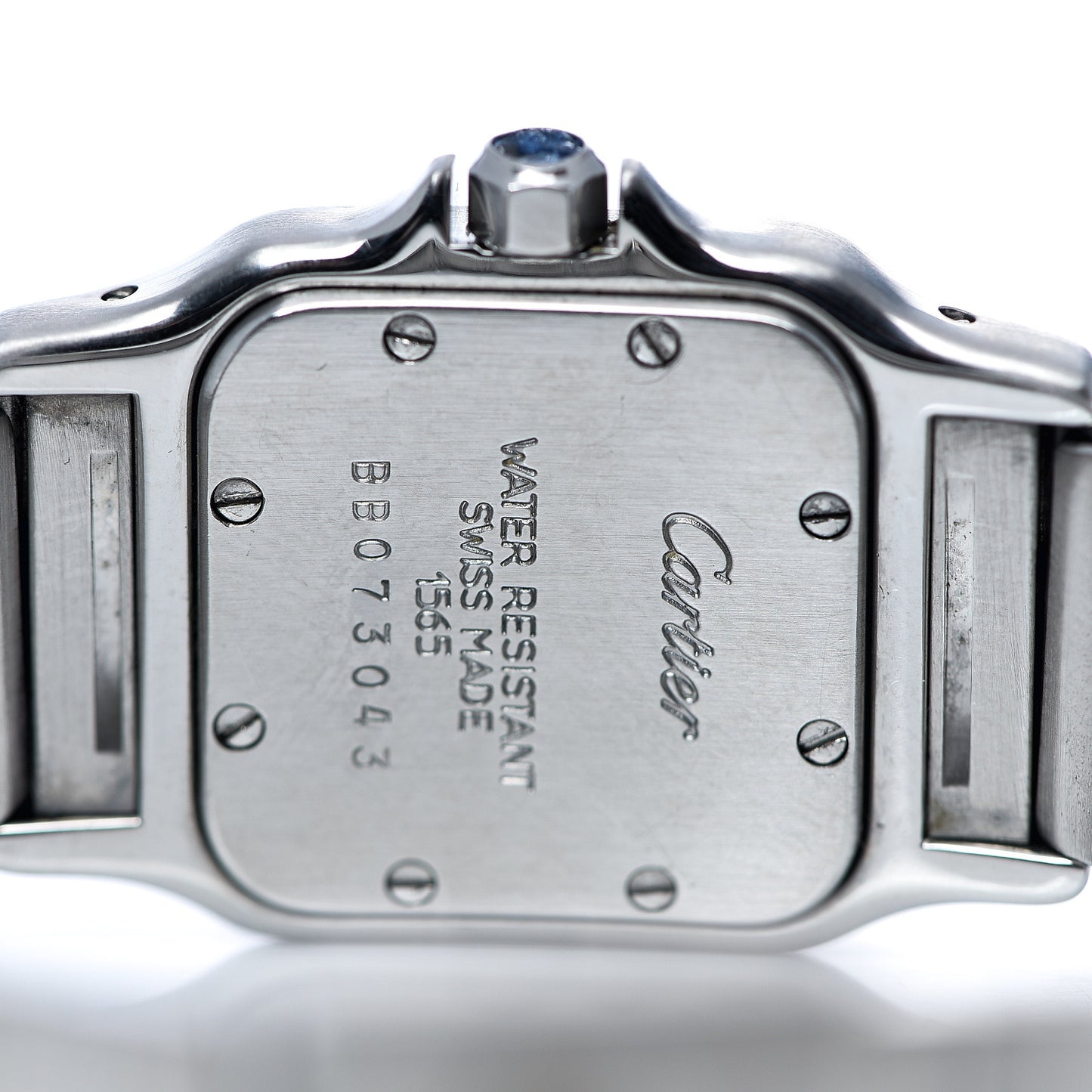 Stainless Steel 24mm Santos de Cartier Galbee Quartz Watch
