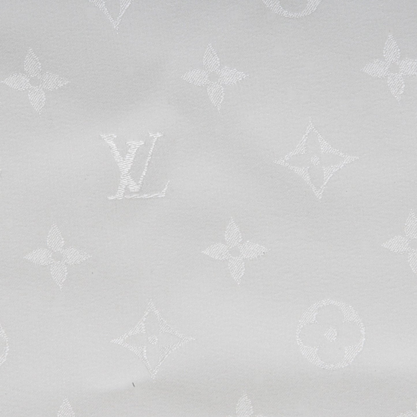 Silk Monogram Monaco Scarf Ivory Ivory