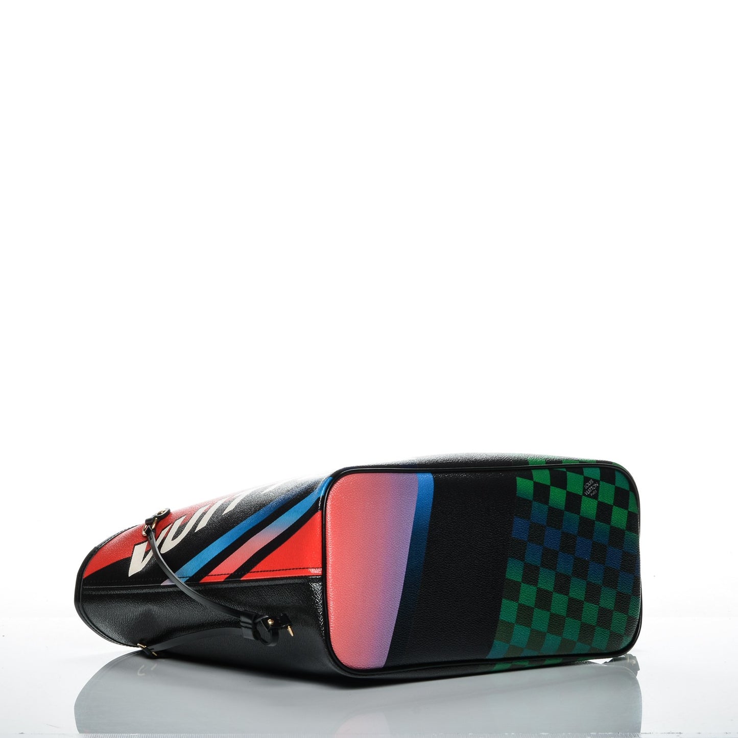 Damier Race Neverfull MM Noir Rouge