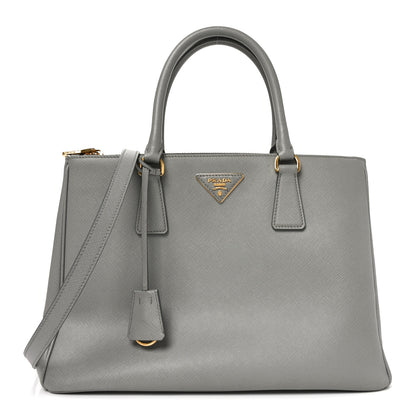 Prada Saffiano Medium Galleria Double Zip Tote Marmo 1 of 9