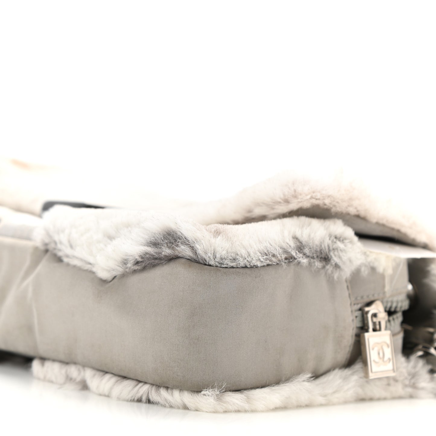 Rabbit Fur Sport Flap Grey