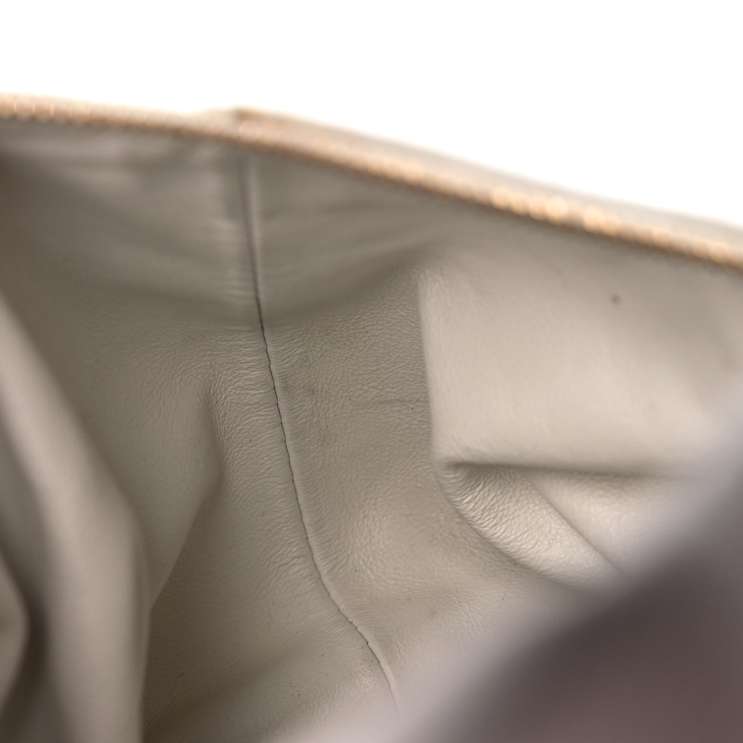 Calfskin Mini Double Knot Bag White