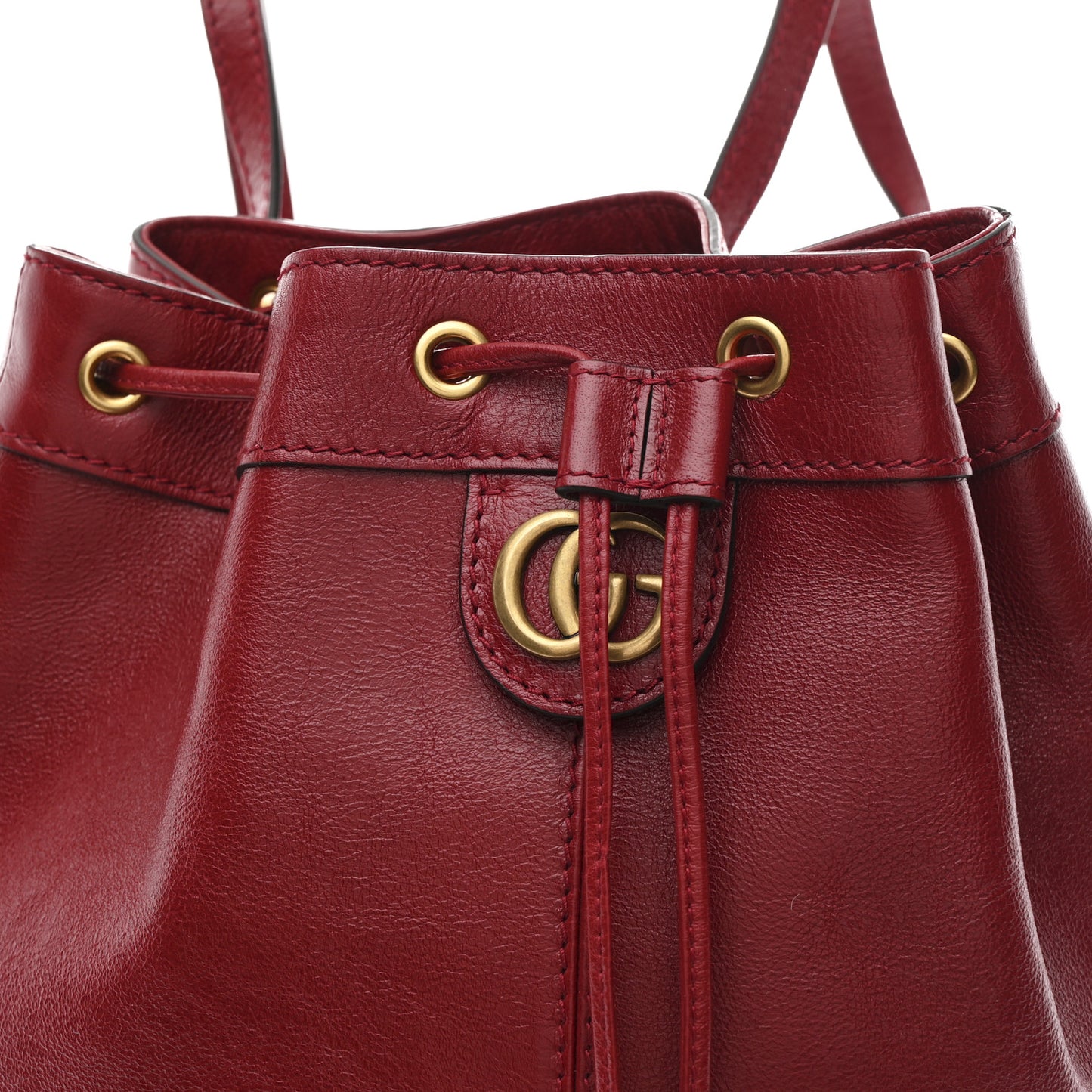 Piuma Lux Energy Medium Re(Belle) Convertible Bucket Bag Hibiscus Red