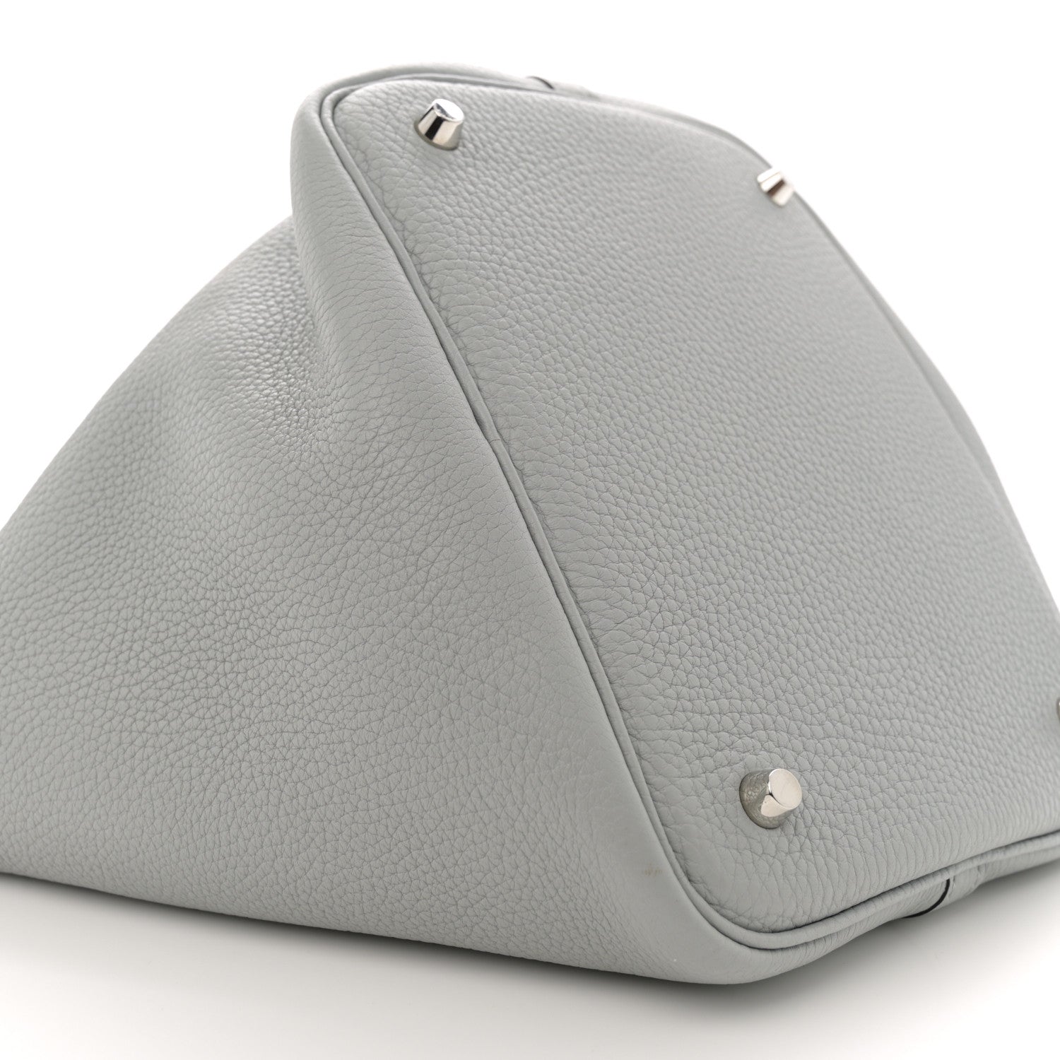 Hermes Taurillon Clemence Picotin Lock 22 MM Bleu Pale 9 of 11
