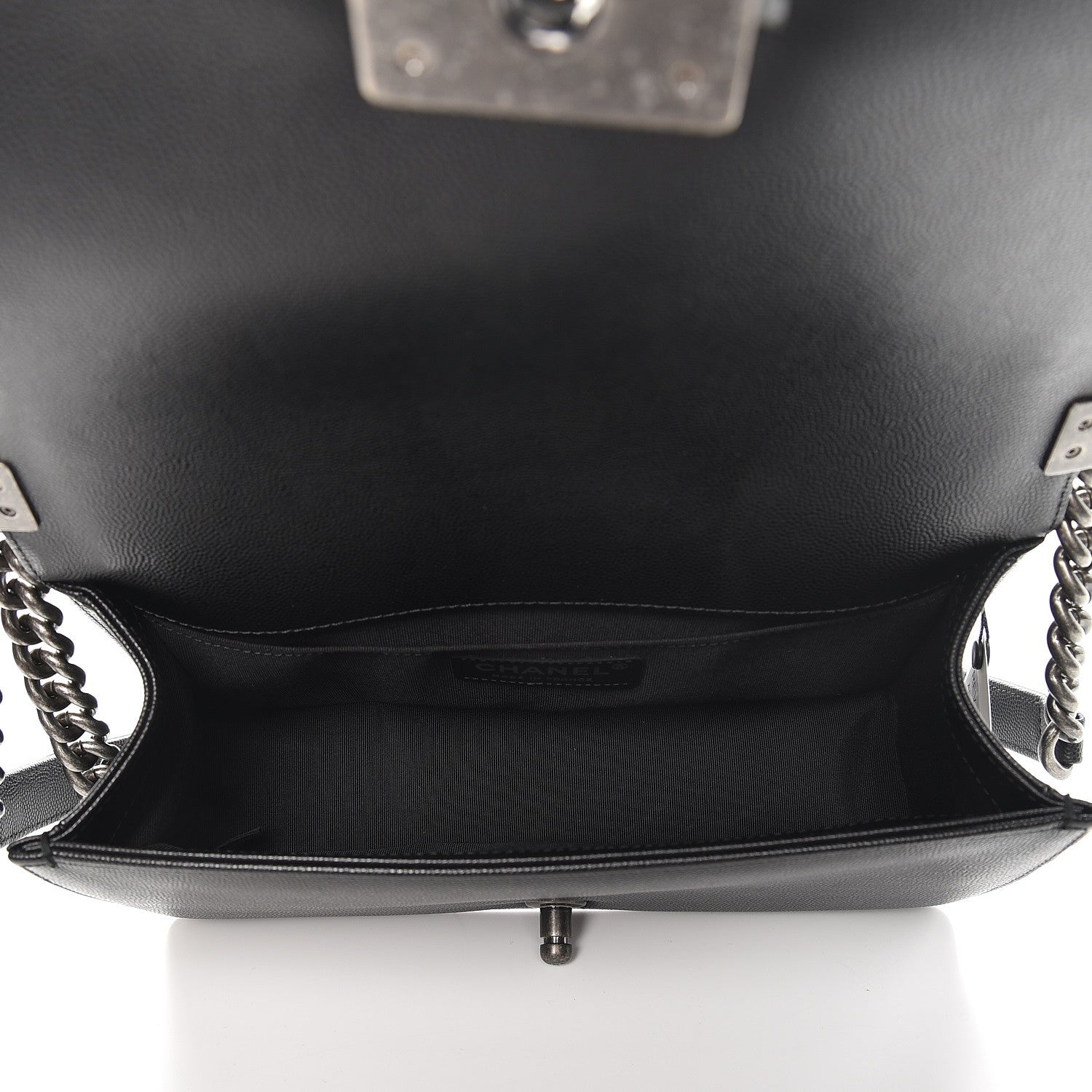 Chanel Caviar Quilted Medium Boy Flap Black 6 of 9