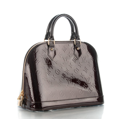 Louis Vuitton Vernis Alma PM Amarante 3 of 7