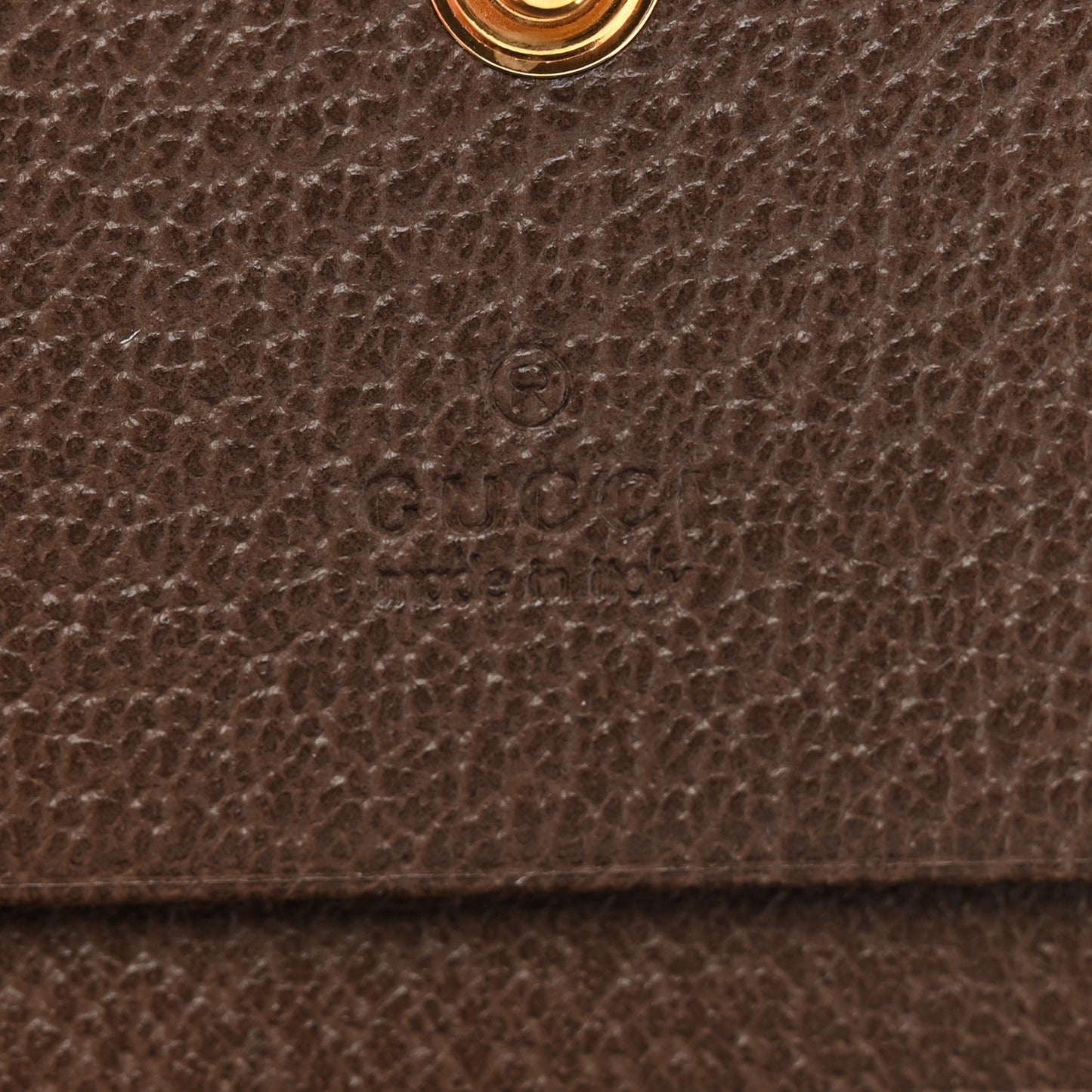 GG Supreme Monogram Web Ophidia Chain Card Case Wallet Beige New Acero