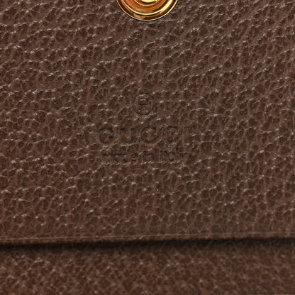 Gucci GG Supreme Monogram Web Ophidia Chain Card Case Wallet Beige New Acero 6 of 8