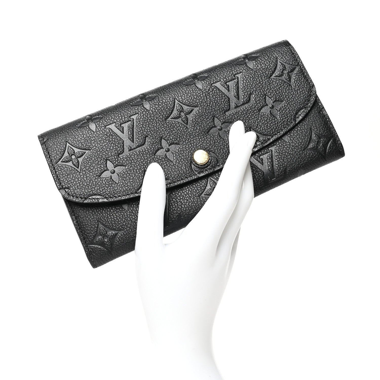 Louis Vuitton Empreinte Emilie Wallet Black Dune 2 of 8