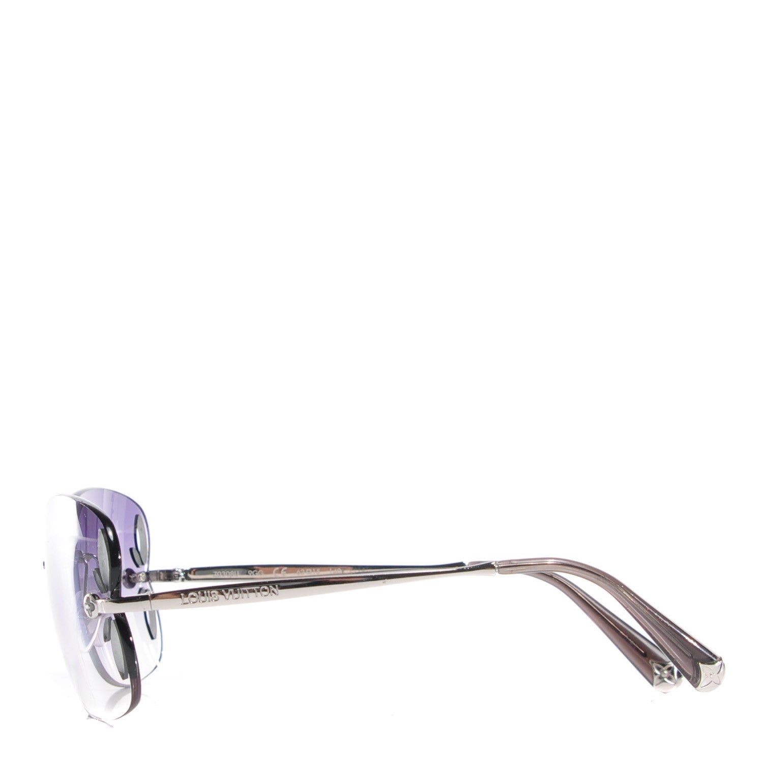 Louis Vuitton Lily Glitter Sunglasses Z0308U Dark Grey 2 of 5