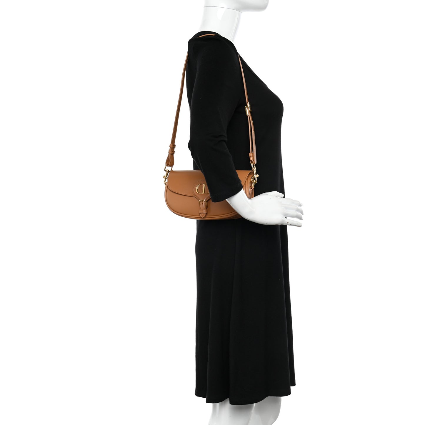 Box Calfskin East West Bobby Bag Amber