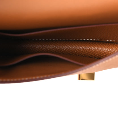 Hermes Epsom Constance Slim Wallet Gold 6 of 10