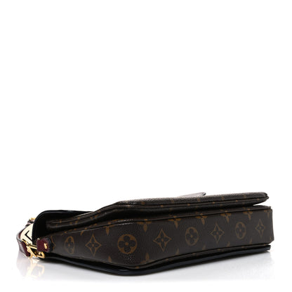 Louis Vuitton Monogram Braided Pochette Metis Safran 4 of 11