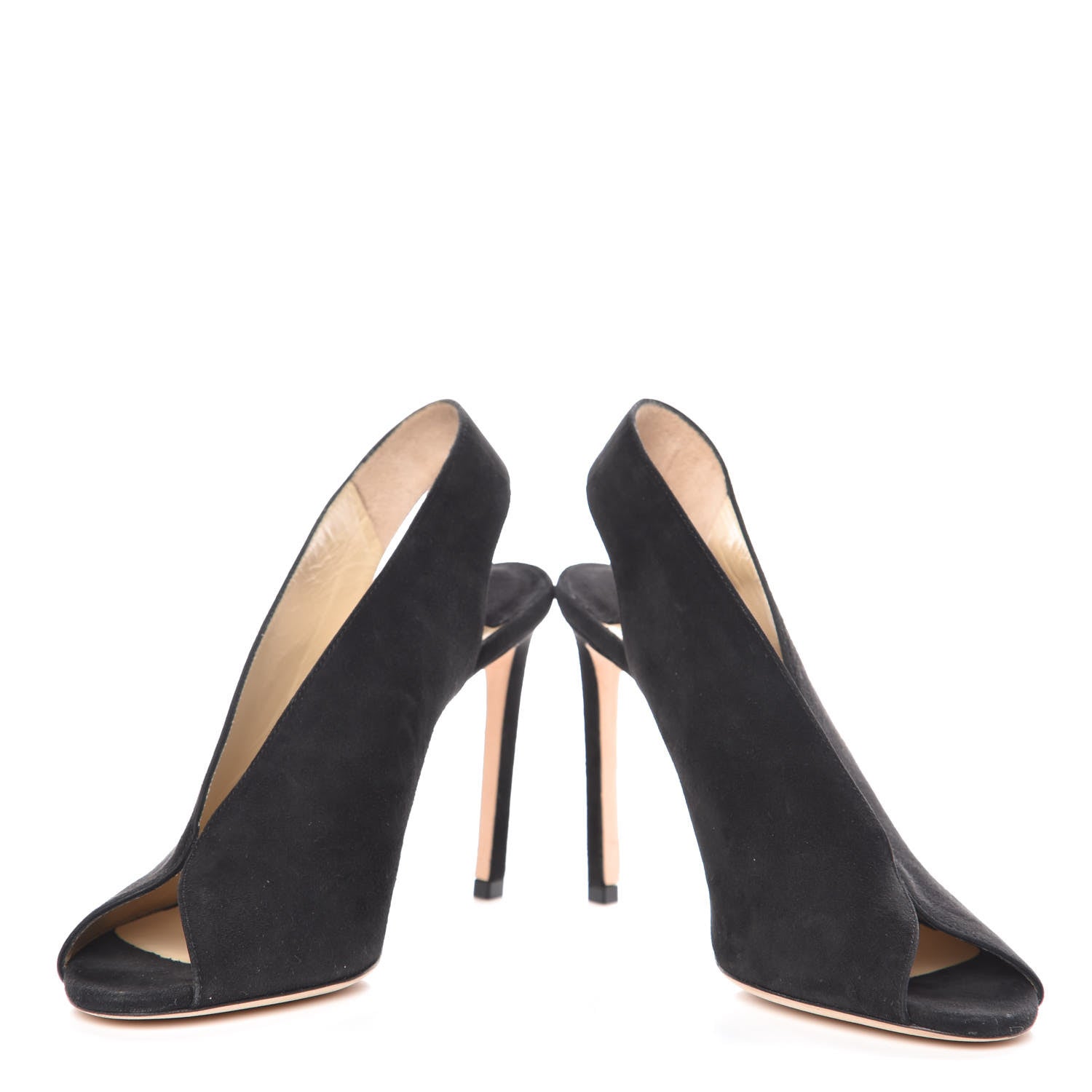 Jimmy Choo Suede Shar 100 Pumps 36 Black 5 of 11