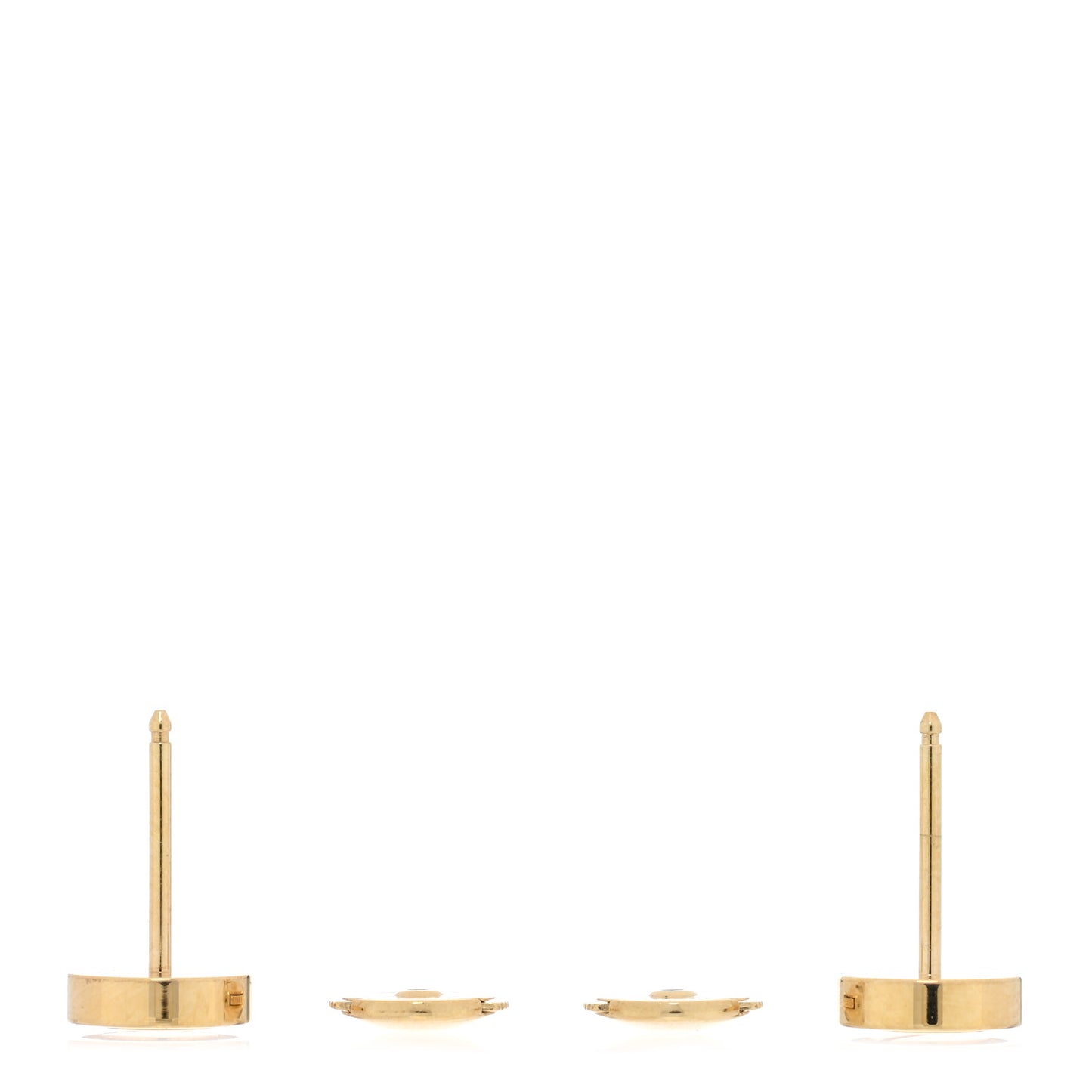 18K Yellow Gold LOVE Earrings