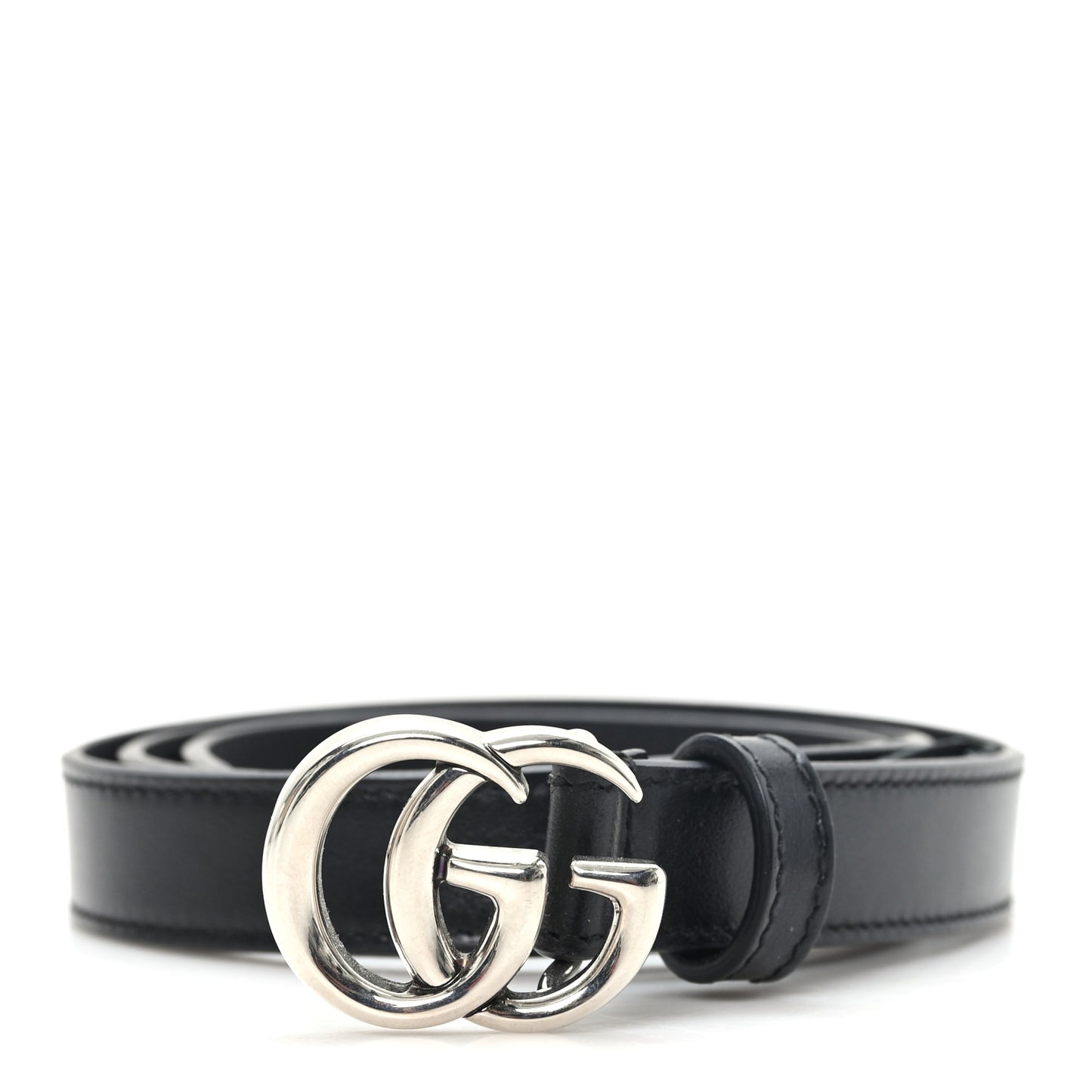 Calfskin Double G 20mm Belt 80 32 Black