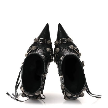 Balenciaga Agneau Arena Cagole 90mm Ankle Boots 38 Black 2 of 11