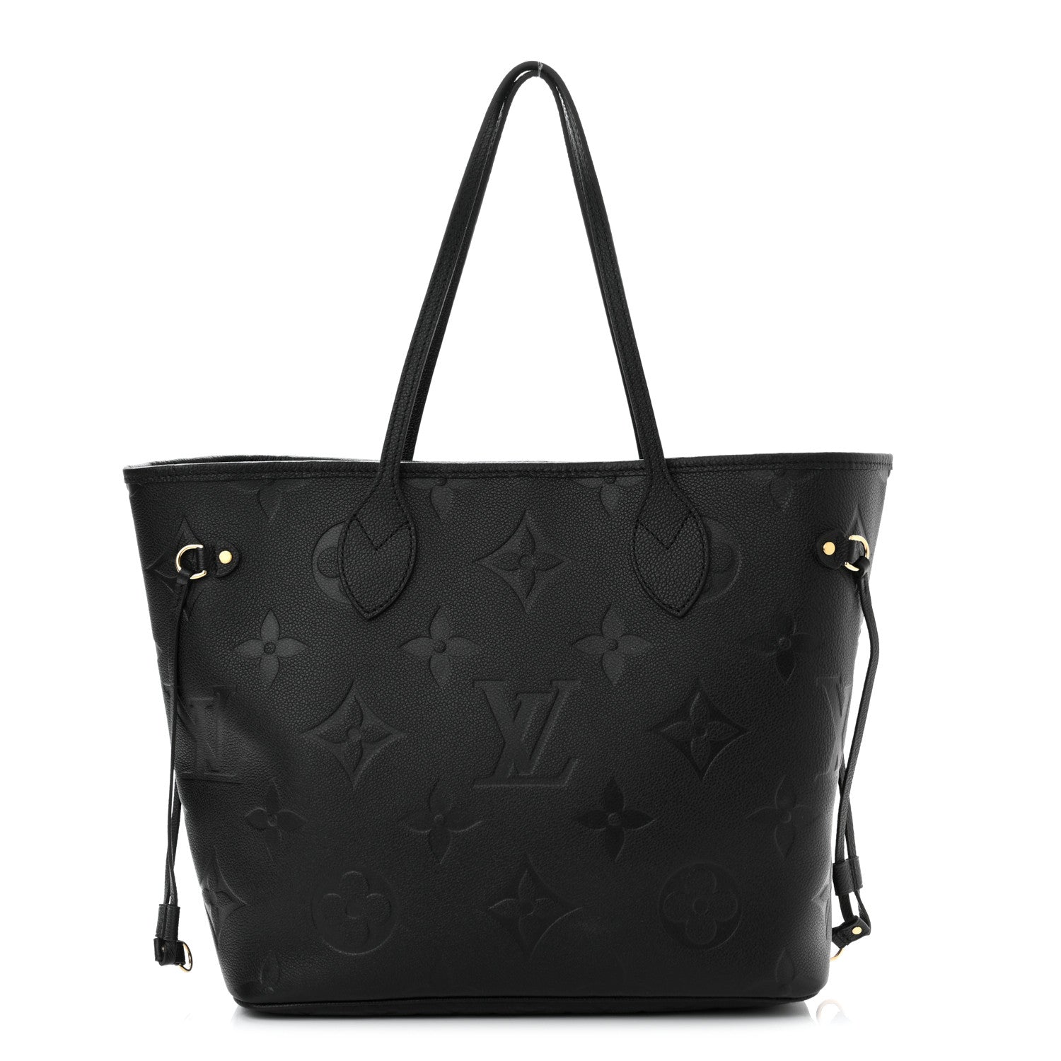 Louis Vuitton Empreinte Monogram Giant Neverfull MM Black 1 of 9