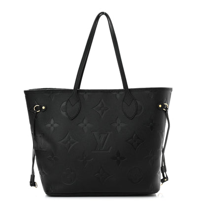 Louis Vuitton Empreinte Monogram Giant Neverfull MM Black 1 of 9