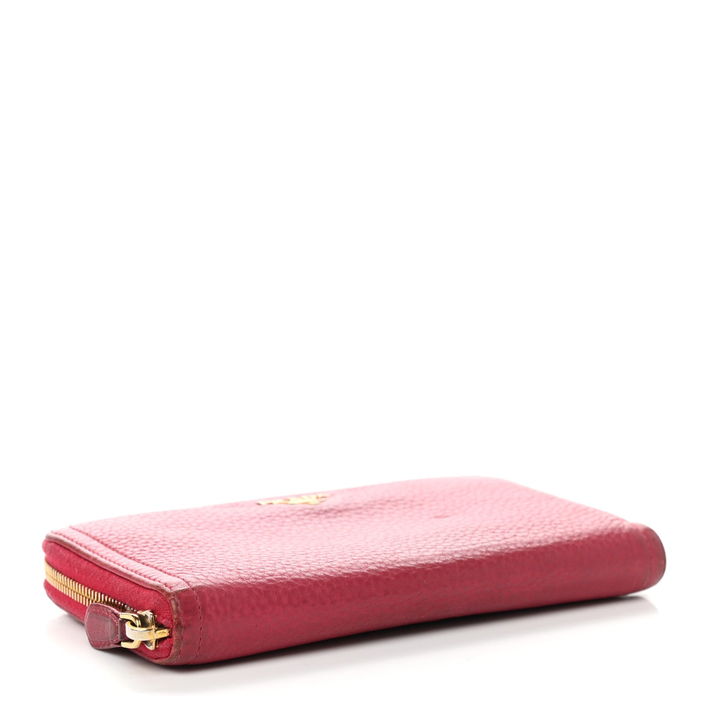 Vitello Daino Zip Around Wallet Peonia