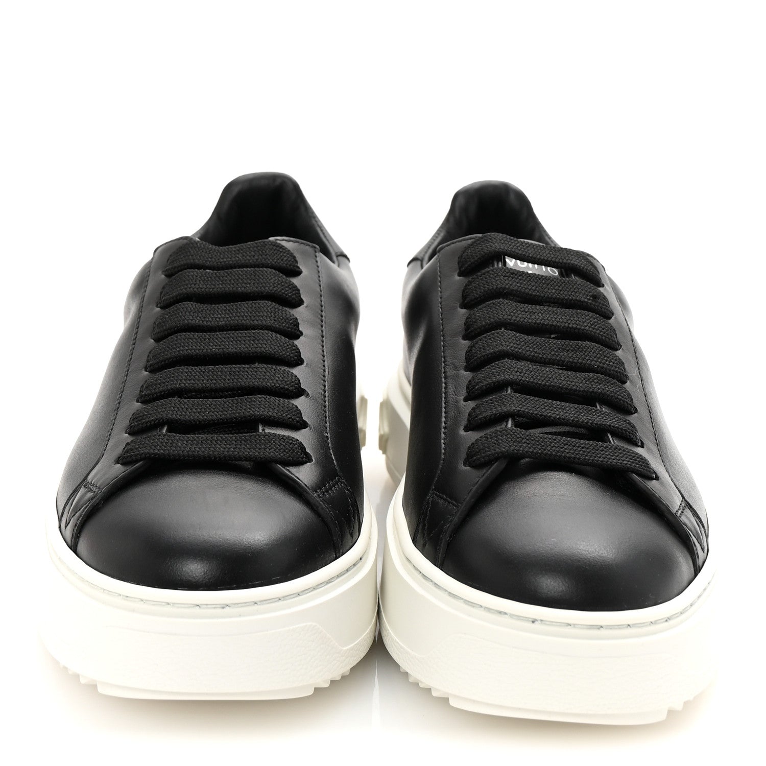 Louis Vuitton Calfskin Time Out Sneakers 35.5 Black 3 of 9