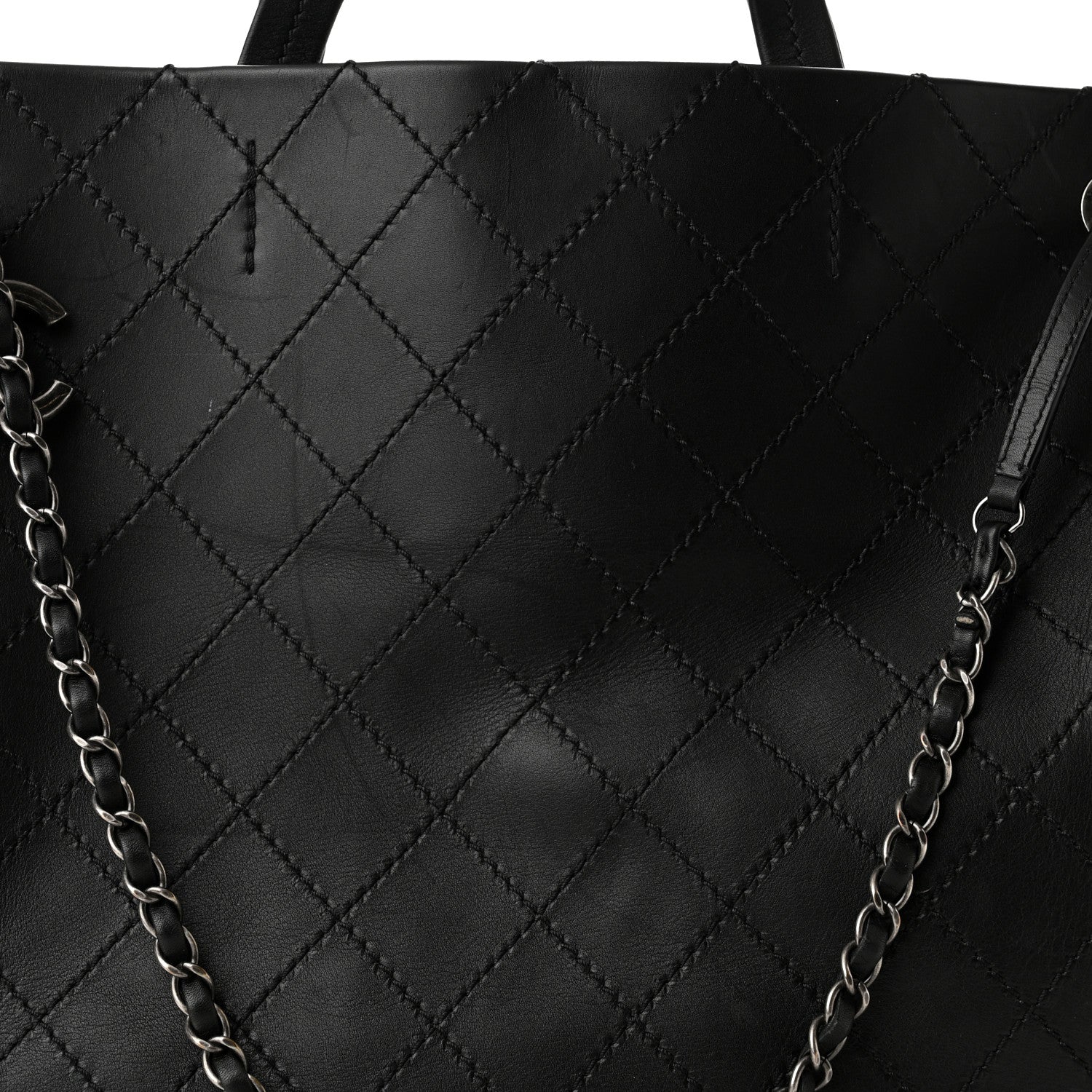 Chanel Calfskin CC Pocket Tote Black 8 of 11