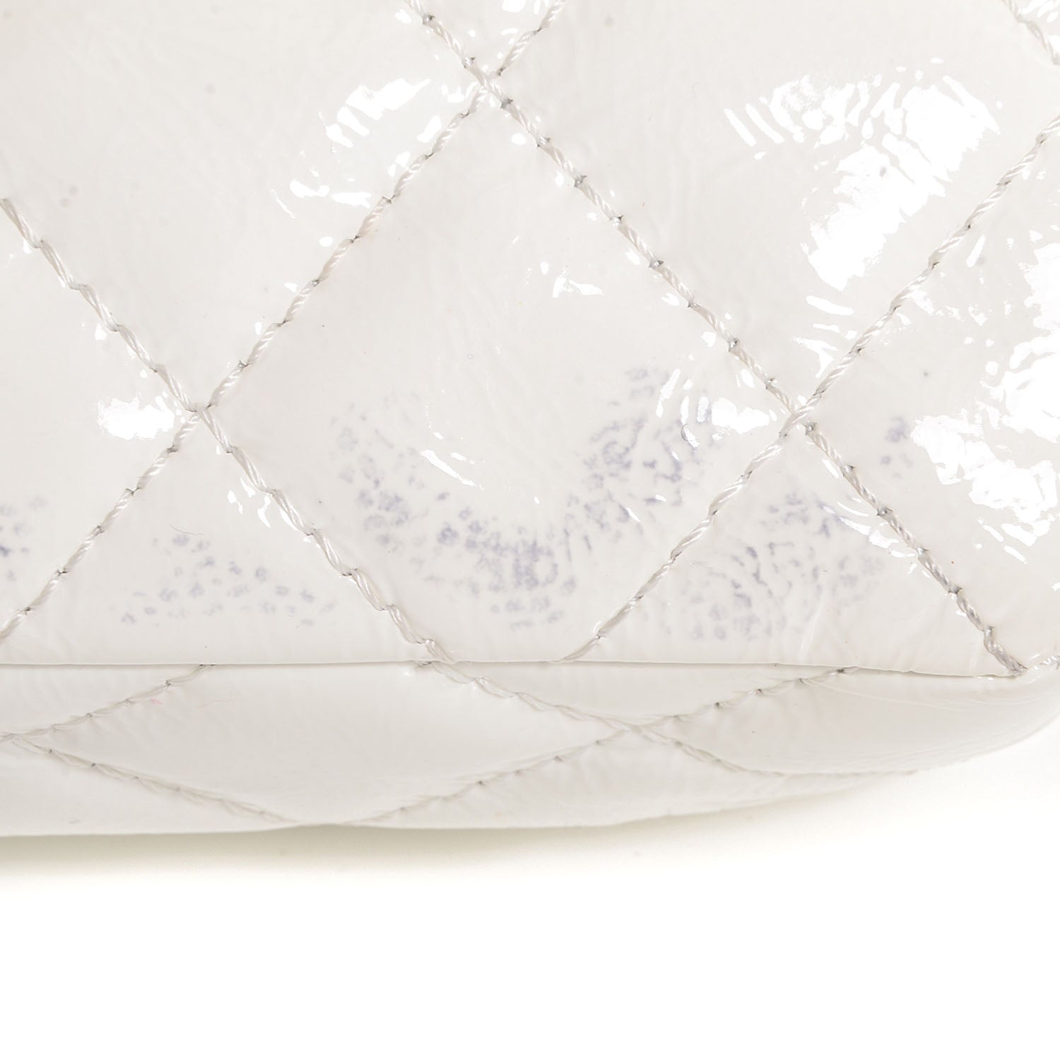Chanel Distressed Patent 2.55 Reissue Flap 227 White 2 of 11