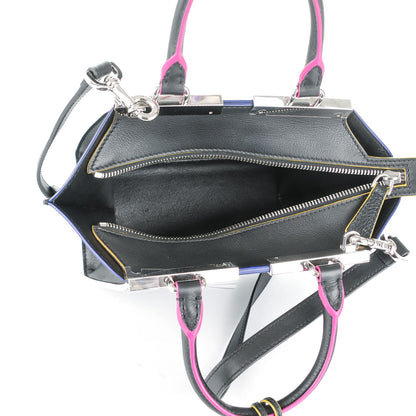 Fendi Vitello Dolce Mini 3Jours Tote Black 5 of 7