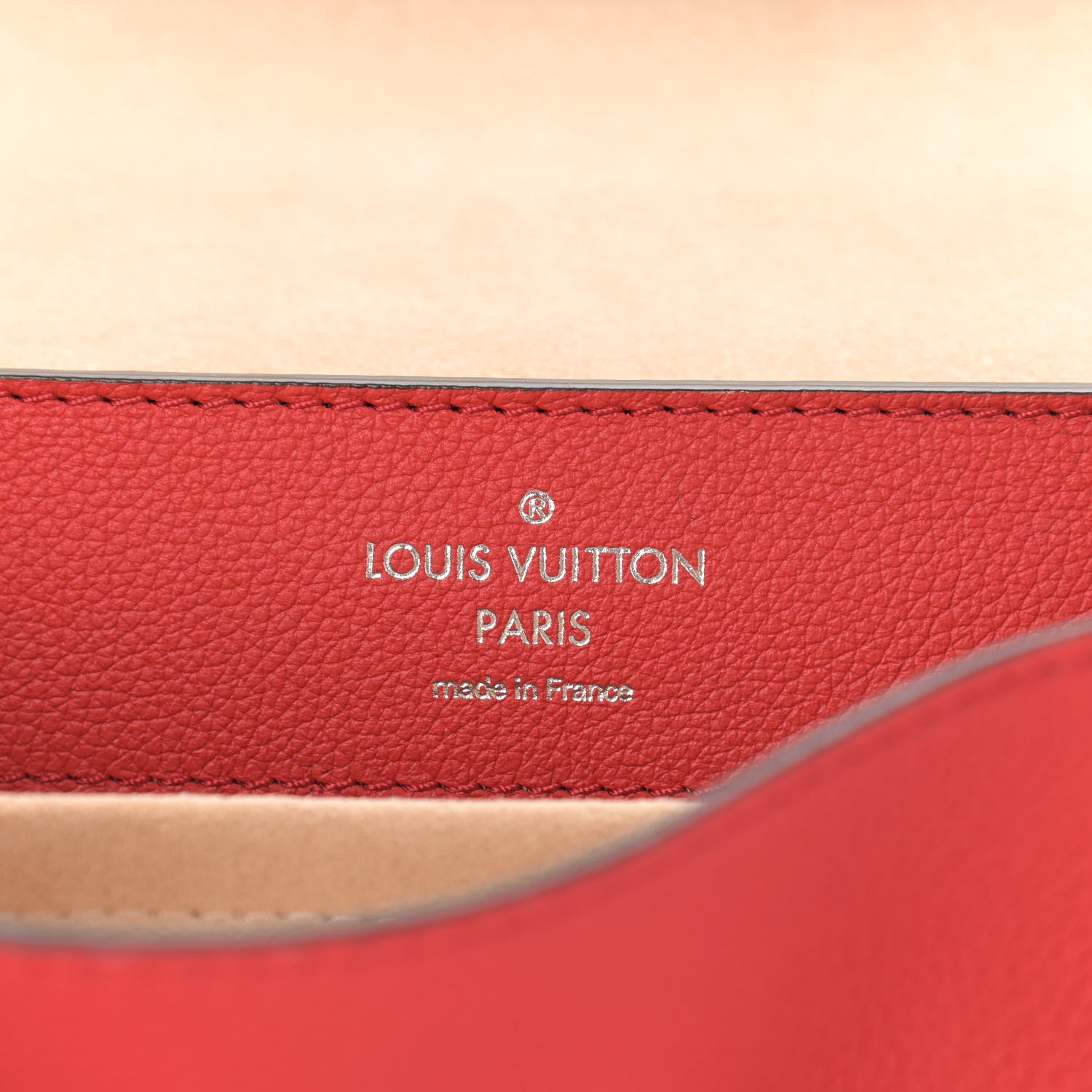 Louis Vuitton Soft Calfskin Lockme Ever BB Kabuki Red Quartz Black 6 of 8