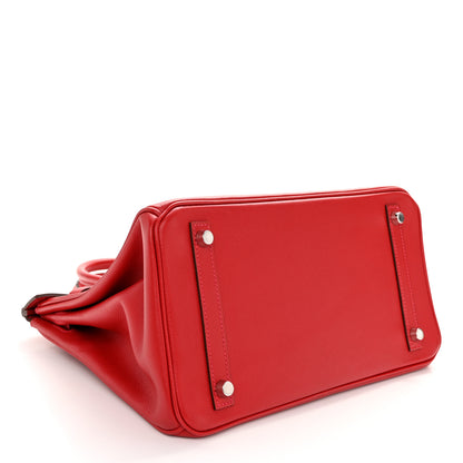 Hermes Epsom Birkin 30 Rouge Casaque 4 of 12
