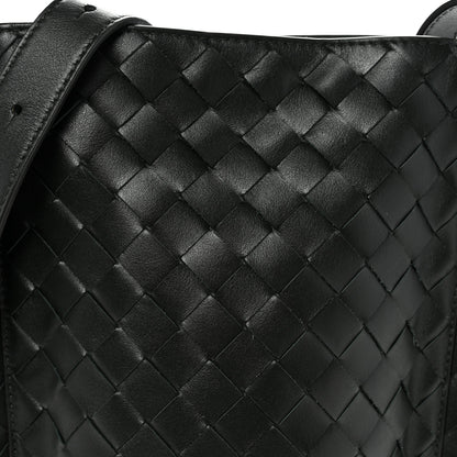 Bottega Veneta Nappa Intrecciato Small Flat Loop Messenger Black 7 of 9