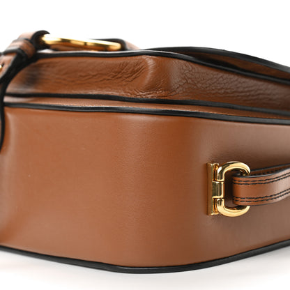 Miu Miu Goatskin Madras Dahlia Satchel Brandy 9 of 10