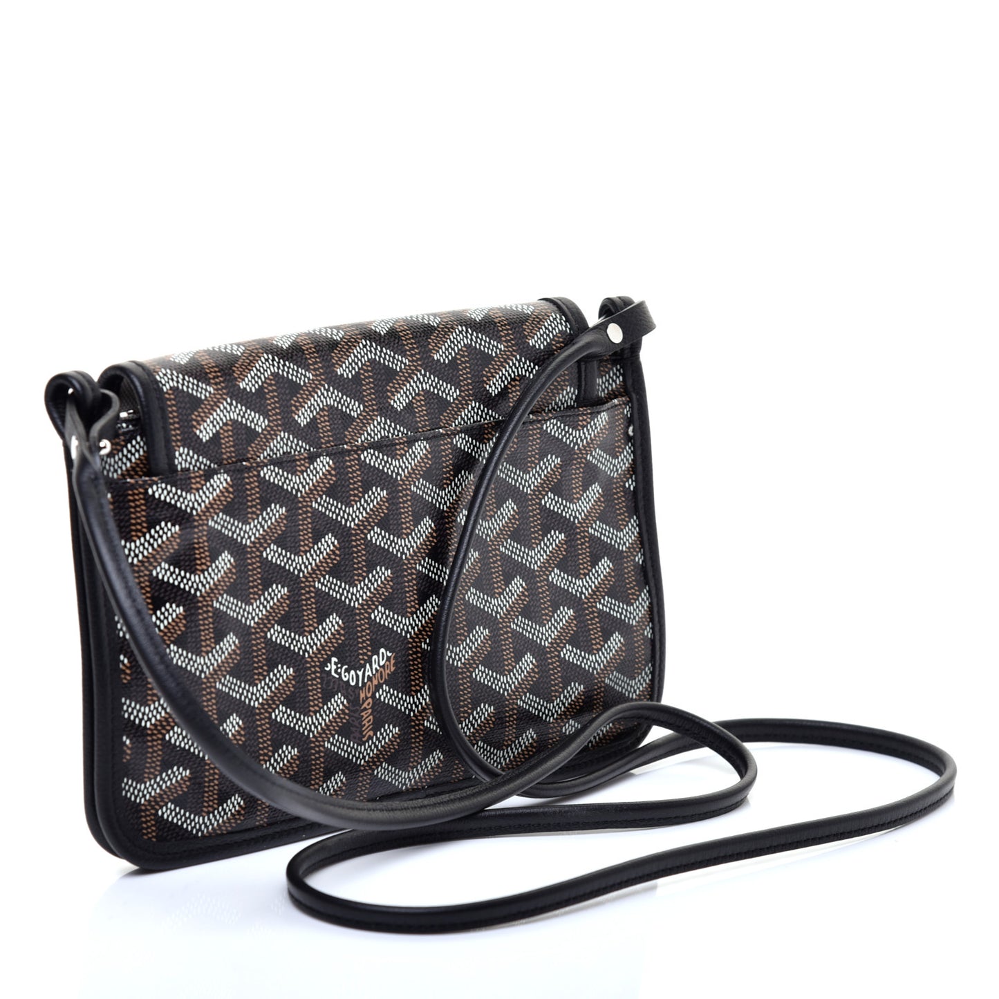 Goyardine Plumet Wallet Clutch Black