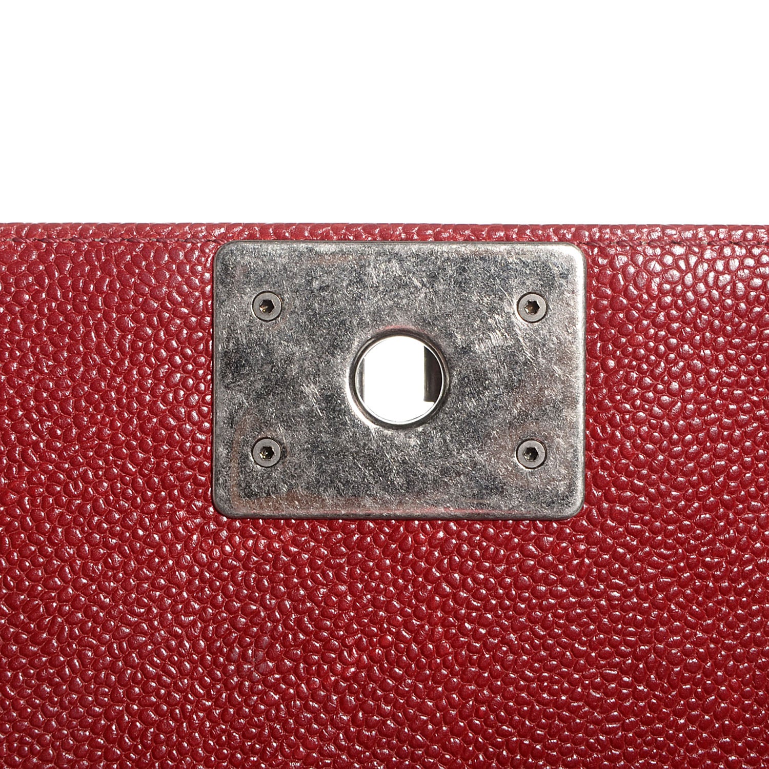 Chanel Caviar New Medium Boy Flap Red 9 of 9