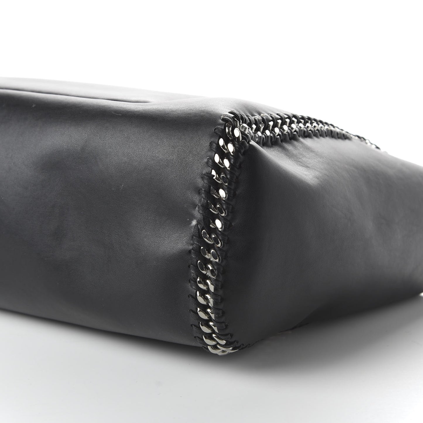 Eco Alter Nappa Shearling Leopard Print Falabella Reversible Tote Black