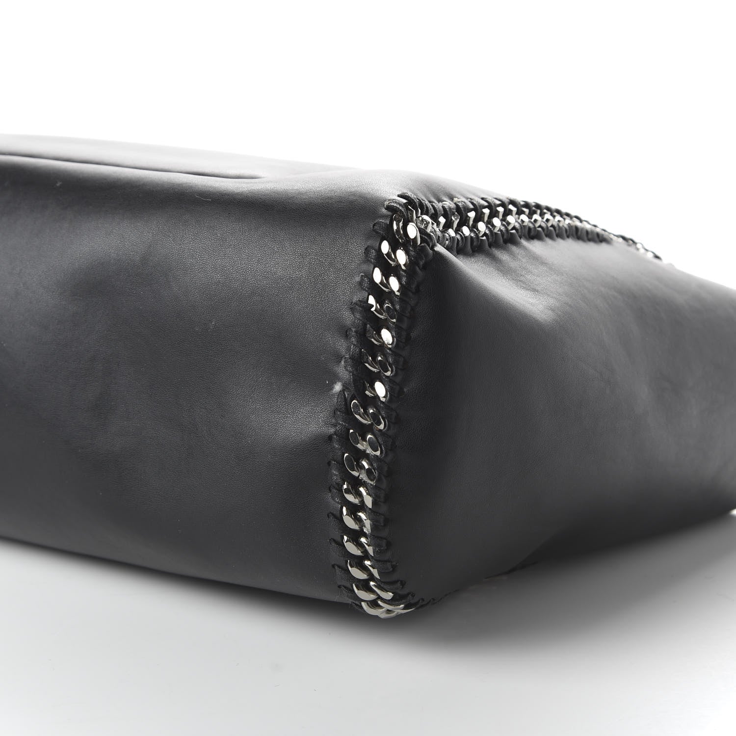 Stella McCartney Eco Alter Nappa Shearling Leopard Print Falabella Reversible Tote Black 15 of 16
